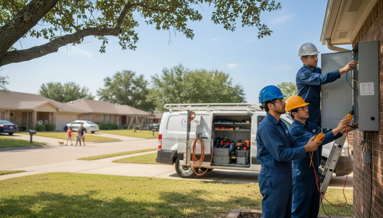 Certified electrician providing emergency electrical services in Cecil, WI